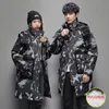 Piumino da uomo Parka Uomo Donna Outdoor Cappotto ispessente invernale Carica gruppo Triade Piumino Plus Size 3XL 221111