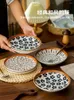 Miski miski i set naczynia kreatywne nordyckie ceramiczne pałeczki do ryżu