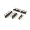 Akcesoria oświetleniowe 100pcs 2,54 mm PCB męski pin nagłówka 4 6 8 10 12 14 16 20 24 28 28 30 34 40 50 60 68 80 Pozycja podwójny rzęd