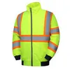 Промышленная отражающая безопасность жилет Custom Private Mabel Hi-Vis строительный жилет с застежкой-молнией с светоотражающей курткой для мужчин