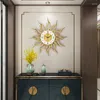 V￤ggklockor lyxmetalldesign Klocka ￶verdimensionerad kvarts modern tyst klocka dekor funky ovanlig snygg wanduhr dekoration