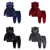 Zestawy odzieży chłopcy Dziewczęta Ubrania Dzieci Dzieci Bluza Sprzęty Bluzy Zapęsione stroje dresowe Kid 80-140 Fashion Sport Suit 221028