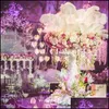 Decorative Flowers Wreaths Ostrich Feather 1 Pack/100 Pcs 1520Cm Festival Wedding Decoration Party Table 12 Colors Craft Supply 14 Dhkrx