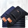 Männer Jeans 2022 männer Stretch Straight Fit Jeans Denim Hosen Marke Neue Stil Hosen Herren Tragen T221102