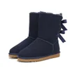 Stivaletti da neve da donna Designer Australia Stivali con plateau Fondo spesso Pantofole calde e soffici in vera pelle