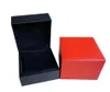 Watch Boxes Wholesale Black/Red Mixed Material Casual&Fashion Hour Gift Custom Packaging Modern Promote Jewelry Box