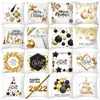 Juldekorationer Xmas Pillow Case Navidad Gift Year Home Decor 2022 Kudde omslag för prydnad