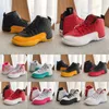 Kids Jumpman 12 12s XII Scarpe da pallacanestro Taxi Grigio scuro Vivid Pink French Blue Gym Red Bambini Kid studenti Ragazze ragazzi sport Sneaker scarpa da corsa Taglia 26-35