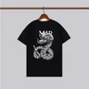 T-shirt en pur coton mode T-shirt lettre imprimée été homme T-shirt haut t-shirts occasionnels à manches courtes luxe Hip Hop Streetwear marque confortable respirant T-shirts