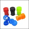 Altri accessori per fumatori Honeypuff Med Container 4Parts Grinder in plastica Sistema Twist Lock sicuro Macinapepe Tabacco da fumo He Dhpye