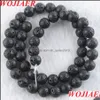 Stone Lava Round Beads 48Mm Black Volcano Natural Stone Diy Spacers Bead For Bracelets By907 Drop Delivery Jewelry Dh4M8