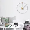 Wall Clocks Spain European-Style Luxury Clock Gold Modern Creative Watch Silent Living Room Home Decor Reloj Gift D032