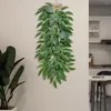 Decorative Flowers Wall Hanging Fake Willow Leaf Realistic Fadeless No Withering Bendable Clear Vines Simulation Plant Home Decor