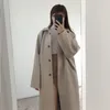 Misto lana da donna Cappotto lungo nero Donna invernale spesso coreano Corto con velluto Parka da donna in lana di media lunghezza Avvolgente Autunno 221114