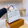 Bolso de diseñador Bolso Mujeres Crossbody Luxurys Bolsas Flores Diseñadores Onthego Totes Colorido PM Crafty Ladies Bolsos con bolsa de polvo original y