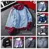 E-BAIHUI Men Denim Jacket Streetwear Hip Hop Hooded Jean Jackets Male Casual Loose Outerwear Spring Fashion Slim Fit Coat Overcoat Men S-3XL