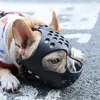 Dog Collars Leashes Bulldog Muzzle Breathable Basket Face Mask Small Medium Large Dogs Stop Biting Barking Chewing Soft Rubber Mesh Mouth Cover 221109