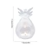 Candle Holders Praying Angel Holder Glass Candlestick Home Decor Ornament Clear Crystal Holiday Gift