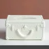 Taschentuchboxen, Servietten, kreativer nordischer Stil, Ins-Zeichnung, Multifunktions-Aufbewahrungs-Taschentuchbox 1114