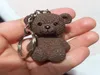 Boned Mini Teddy Bear Doll Chazchain Novidade Girls Cartoon Corrente de chaves pequenas de animais na bolsa de estudante Binket Jewelry Party Gift