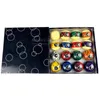 Palle da biliardo Biliardo Set 5 72cm Marmo Texture Nero 8 Ball Pool Nine Ball Practice Compreso 16PCS 221114