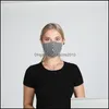 Designer-Masken Staubdicht Atemschutzmaske Wiederverwendbar Mascarilla Waschbar Gute Gesichtsmasken Persönlichkeit Typ V Hängendes Ohr Anpassen Mode Pre Dhiwf