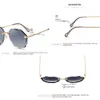 Солнцезащитные очки для женщин, дамы без оправдания бриллиантовых линз дизайнерские бренды Ocean Shades Vintage Sun Glasses AE0637 221111