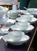 Миски Celadon Exquisite Dableware набор посуды и бытовых высокотемпературных фарфоровых блюд с высокой температурой