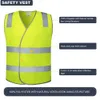 Çin Fabrikası Chaleco de Seguridad Toptan Hi Vis Yetişkin Yansıtıcı Güvenlik Yeleği İnşaat Güvenliği Yeleği