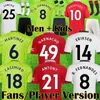 22 23 Antony Sancho Casemiro voetbaltruien Garnacho Fans Player Versie Dames Mans Utds Fernandes Manchesters Rashford Football Top Shirt 2022 2023 Kids Kit Set