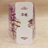 3,5x9cm ювелирные карты для упаковки дисплея Продажа кольцо для волос кольцо для бумажной бир