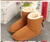 Echtes Leder Australien Mädchen Jungen Knöchel Winterstiefel für Kinder Babyschuhe warme Ski Kleinkind Mode neue Fille Schnee Boots23ss