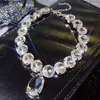 Gargantilla de lujo para mujer, Collar de diamantes de imitación de tendencia, joyería de cristal en el cuello, accesorio Sexy para banquete y fiesta de graduación