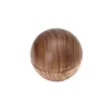 Drewno drewna 2 warstwy palenia zioła młynek do kulki kształt kruszenia tytoniu dla palacza WMMY0005