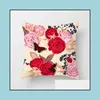 Party Decoration Party Decoration 45 cm Flower Print Cushion ER For Wedding Holiday Pillow Case Soft Home Decor Diy Accessories Drop DHGMH