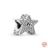 925 Sterling Silver Sky Galaxy Series Charm Beads Fit Original Pandora Armband Kvinnor smycken DIY Making