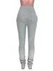 Women Pants Bulk Items Wholesale Lots Stacked Leggings Fall winter Clothes Drawstring Sweatpants Fashion Joggers Solid Y2k K7479