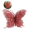 Christmas Decorations 5Pcs Decor Glitter Butterfly Tree Ornaments Wedding Party Xmas Gift