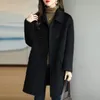 Womens Wool Blends Feminino Moda Feminino Lã Coat Autumn Winter Women Women mais grossa Midlean Midnlen Liew High -End Small Jacket A702 221113