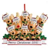 Kerstdecoraties 2022 Gepersonaliseerde stamboom ornament hanger mini ophangen