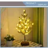 Juldekorationer Pine Needle Trees Lamps LED Atmosphere Home Lamp Inomhus Thanksgiving Aktivitet Layout Landskap Lysande träd Fabrik Direktförsäljning