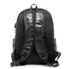 Backpack Style men's leisure backpack outdoor travel Korean young students large capacity lightweight fashion leather bag 221114