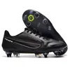 Chaussures de football pour hommes Tiempo Legend 9 Elite SG Steel Spike Boots Crampons Taille US 6.5-11