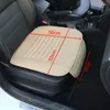 Car Seat Covers LMoDri Cover Front Interior Cushion Pad Four Seasons Breathable Wearable Resistant Leather Bamboo 1 Piece