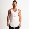 Men's Tank Tops Arrivals Youth Men's Slim Sleeveless T-shirt Summer Simple Design Creative Printing Bodybuilding