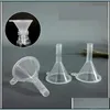 Colanders Strainers Drip Leakage Infundibum Plastic Mini Filling Funnel Liquid Separate Filters Transparent Kitchen Supplies Strai Dhnnd