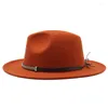 Basker fedora hatt hawkins k￤nde m￶ssa breda grim damer trilby chapeu feminino kvinnor m￤n jazz gudfader sombrero m￶ssor