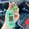 Retro mini handheld Portable Game Players square games nostalgized children's educational toys men and women's key chain