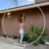 Party Decoration Large Round Wedding Arch Background Frame Flower Birthday DIY Props Balloon Arches Iron Ring