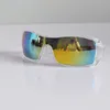 Lunettes de soleil de sport pour hommes grandes lunettes de cyclisme avec verres miroir UV400 9 couleurs marque nuances en gros